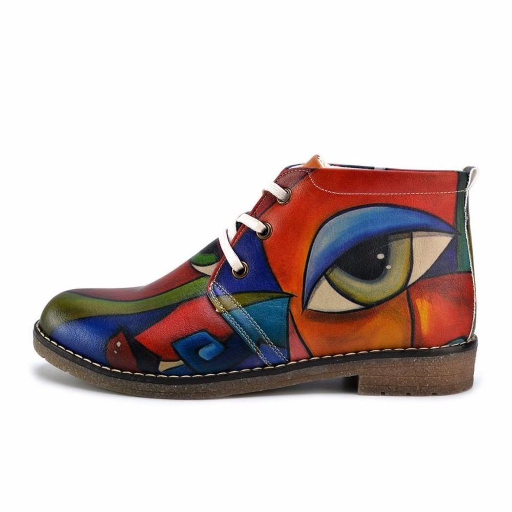 Goby Shoes - Cubist Ankle Boots - Picture 3 of 5